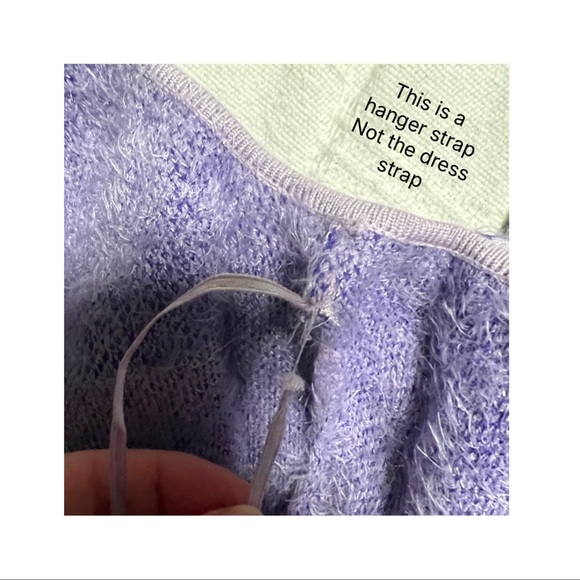 This is a House of Sunny Wannabe Hockney dress in shades violet wavy knit - Picture 15 of 17